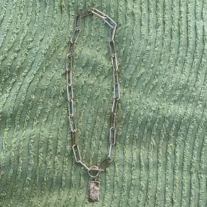 Gold plated necklace worn once